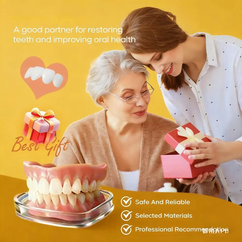 Comfort Fit Silicone Denture Set for Men and Women - 5