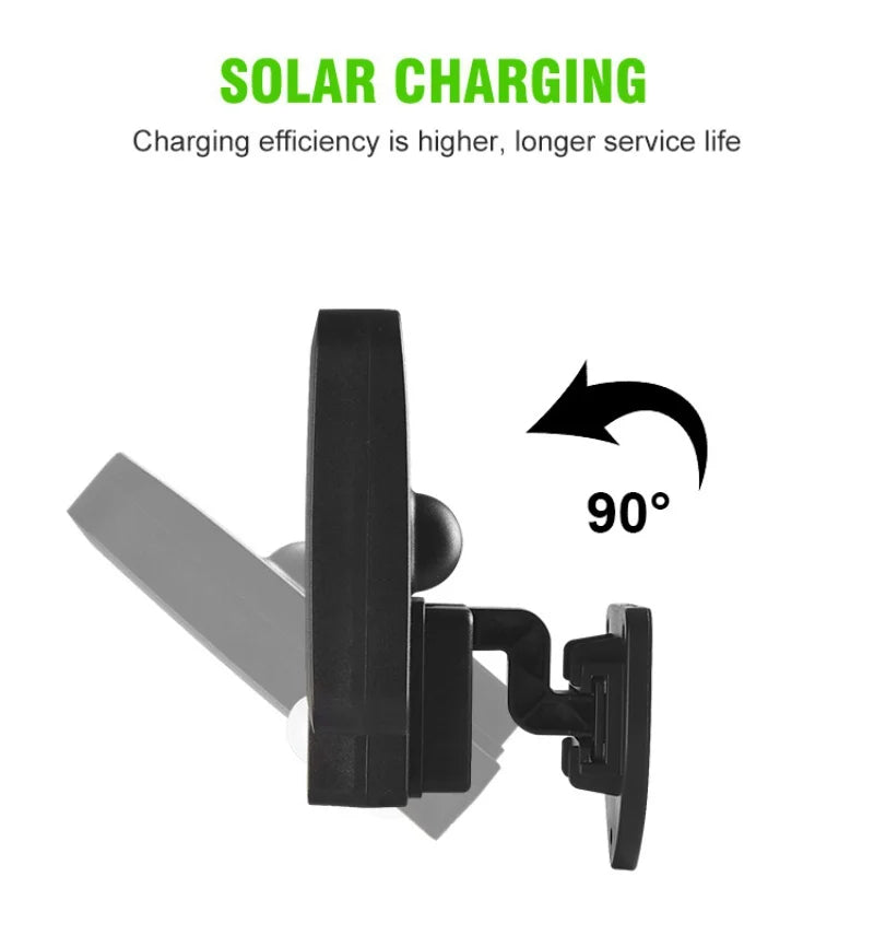 Waterproof Solar Motion Sensor Wall Light with Remote Control