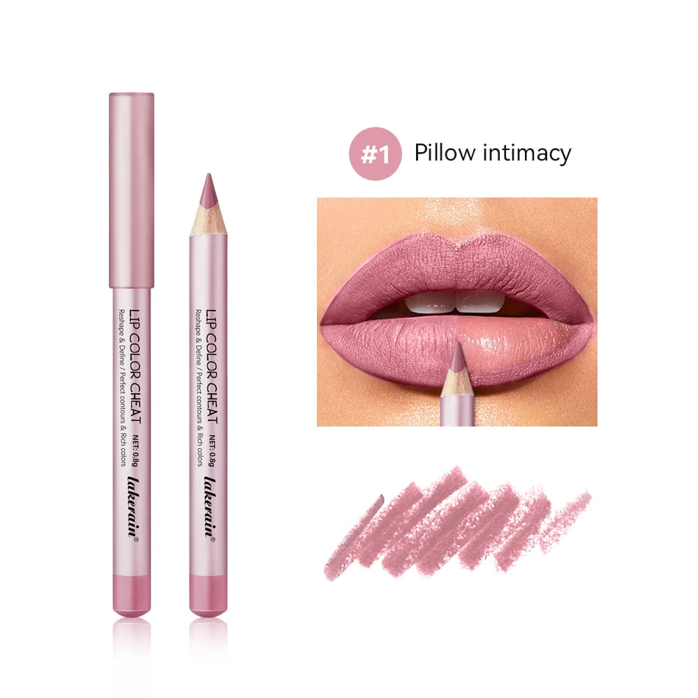 Waterproof Matte Lip Liner Pencil Set - 24