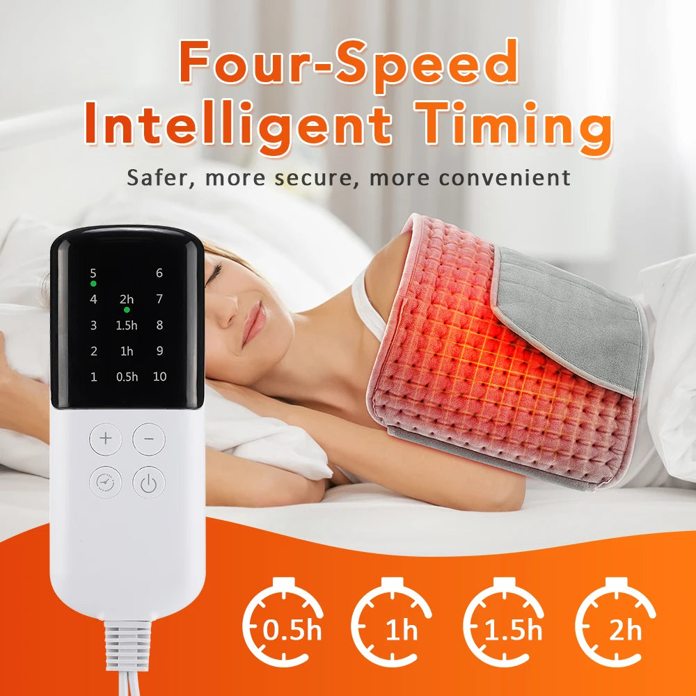 Electric Heated Waist and Back Heating Pad with Adjustable Settings