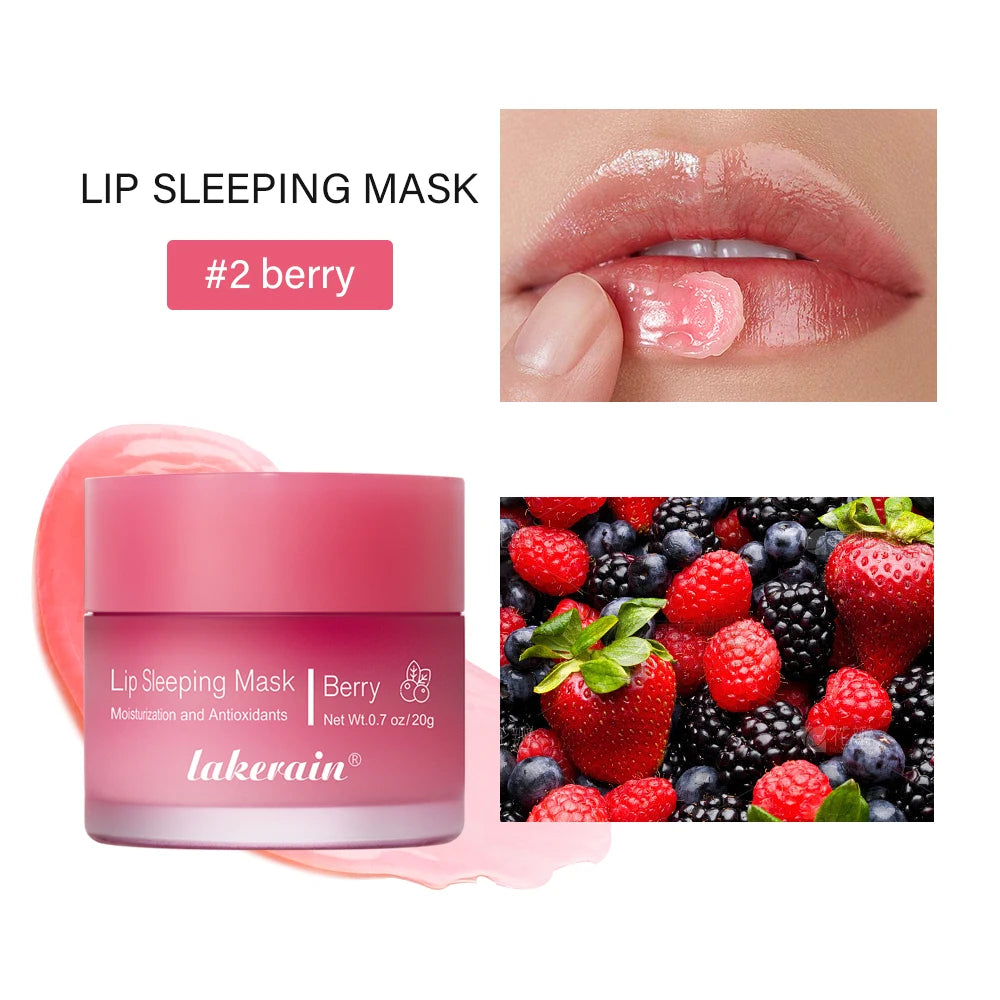 Moisturizing Lip Balm and Overnight Sleeping Mask Set