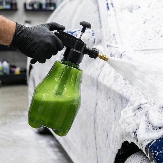 1.5L Hand Pump Foam Sprayer Car Wash Cleaning and Garden Watering Tool