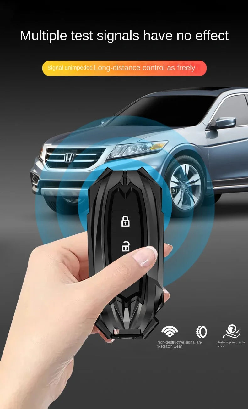 Protective Galvanized Alloy Car Key Case Cover for Mitsubishi