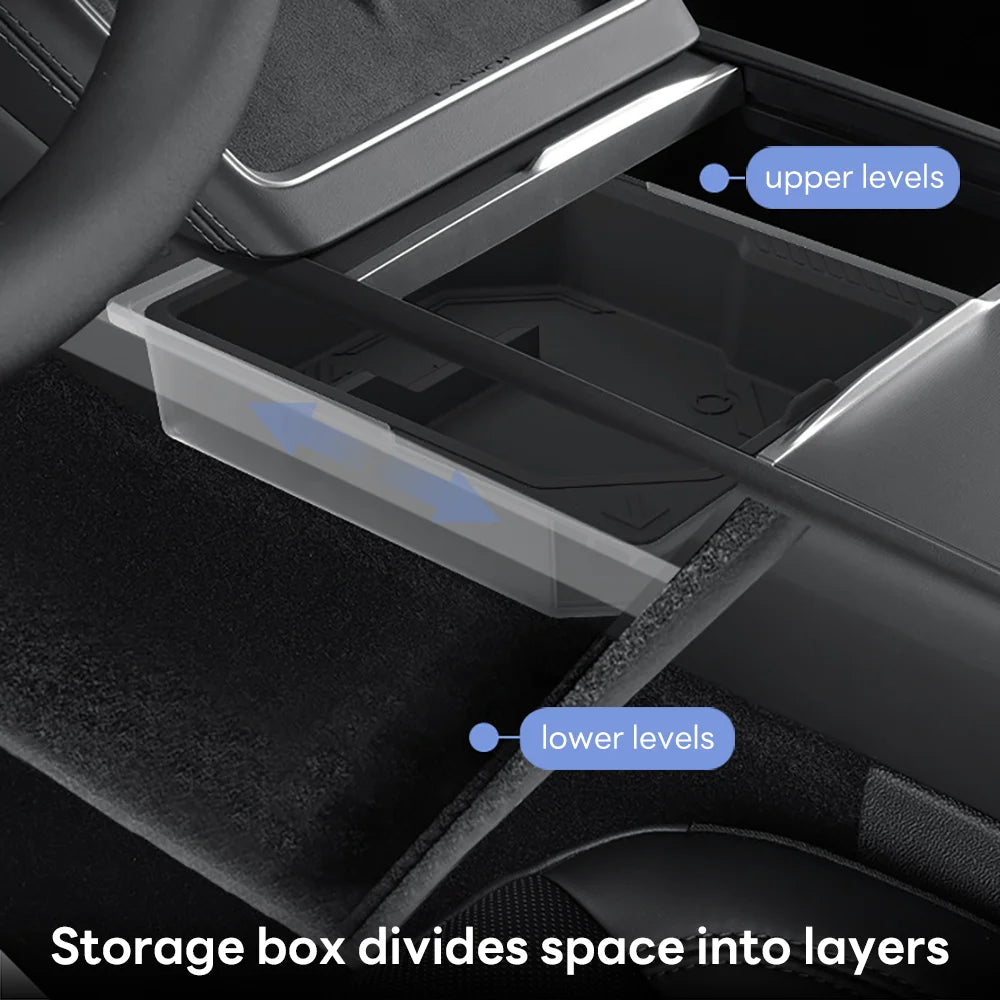 Center Console and Armrest Storage Organizer for Tesla Model Y Juniper