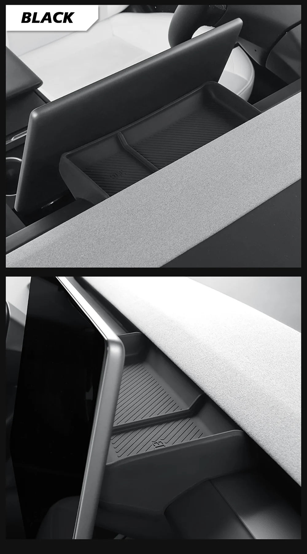 Dashboard Tissue Box and Storage Tray for Tesla Model 3 and Model Y - 9