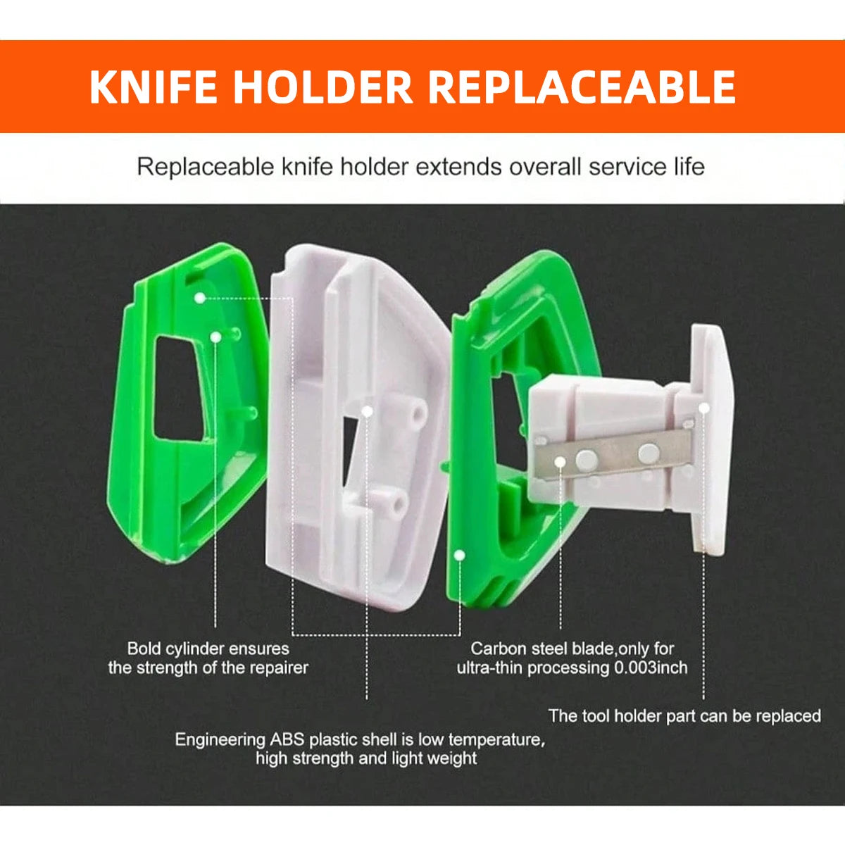 Windshield Wiper Repair Tool Wiper Blade Restorer and Cutting Kit - 2