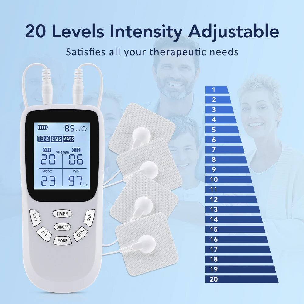 Digital TENS & EMS Muscle Stimulator for Pain Relief - 3