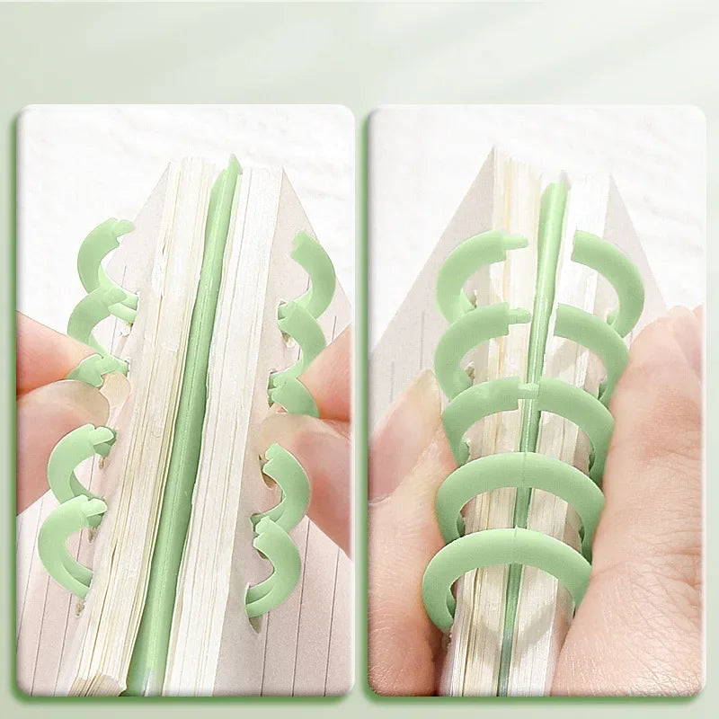 A7 Refillable Loose Leaf Binder Notebook with 5-Ring Cover