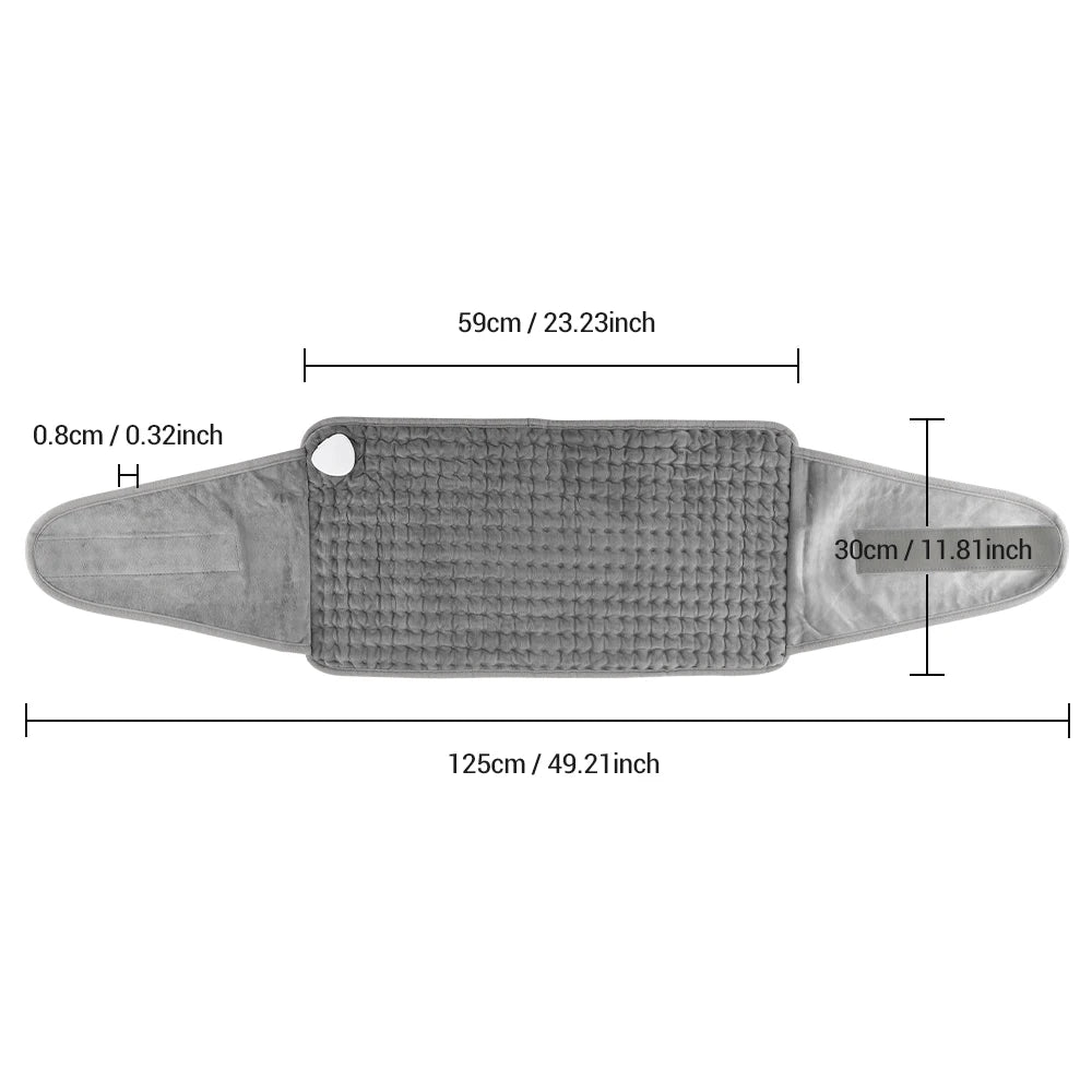 Electric Heated Waist and Back Heating Pad with Adjustable Settings - 17