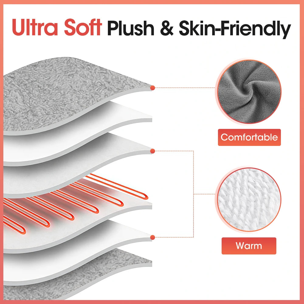USB Electric Foot Heating Pad for Winter