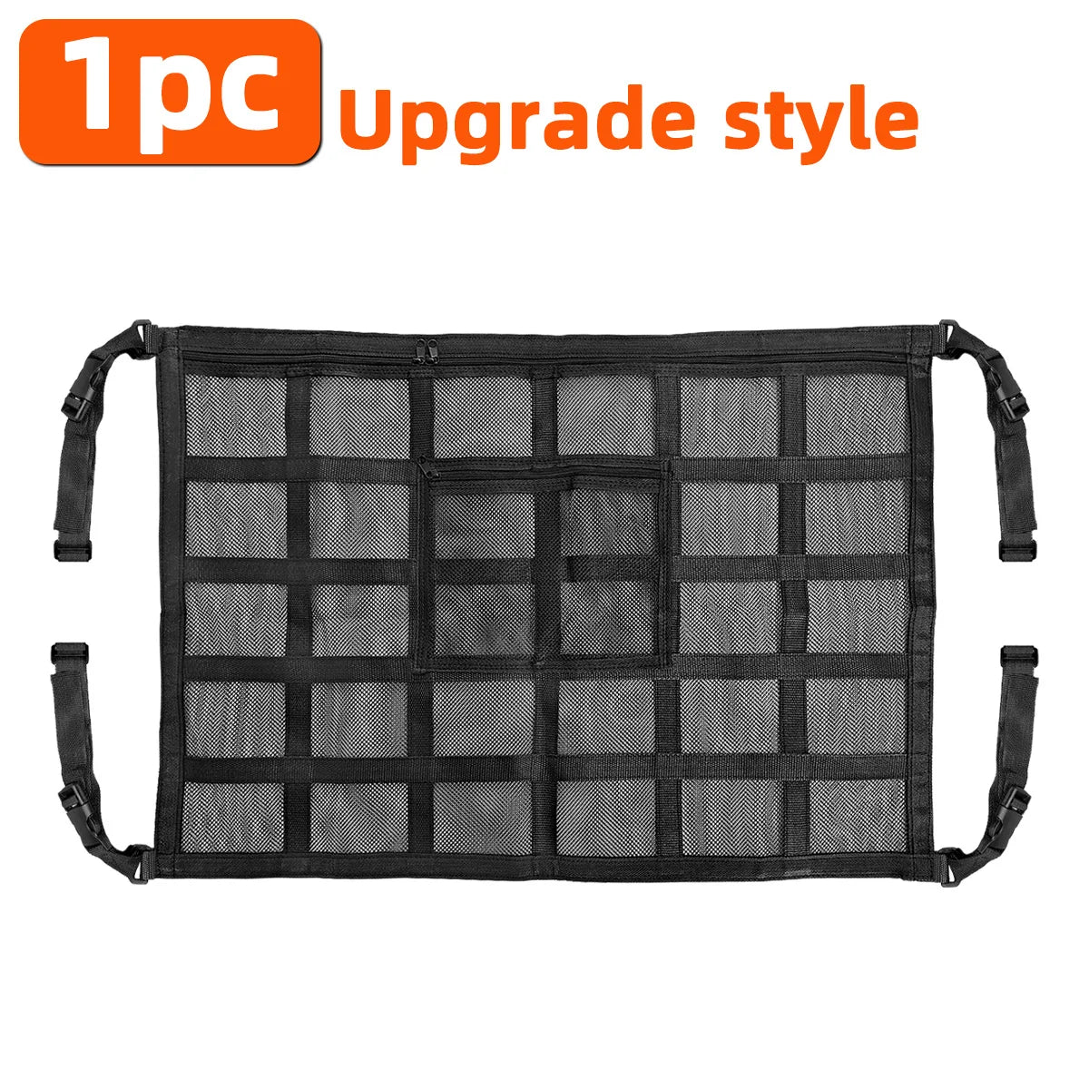 Car Ceiling Storage Net Pocket for Organized Travel - 14