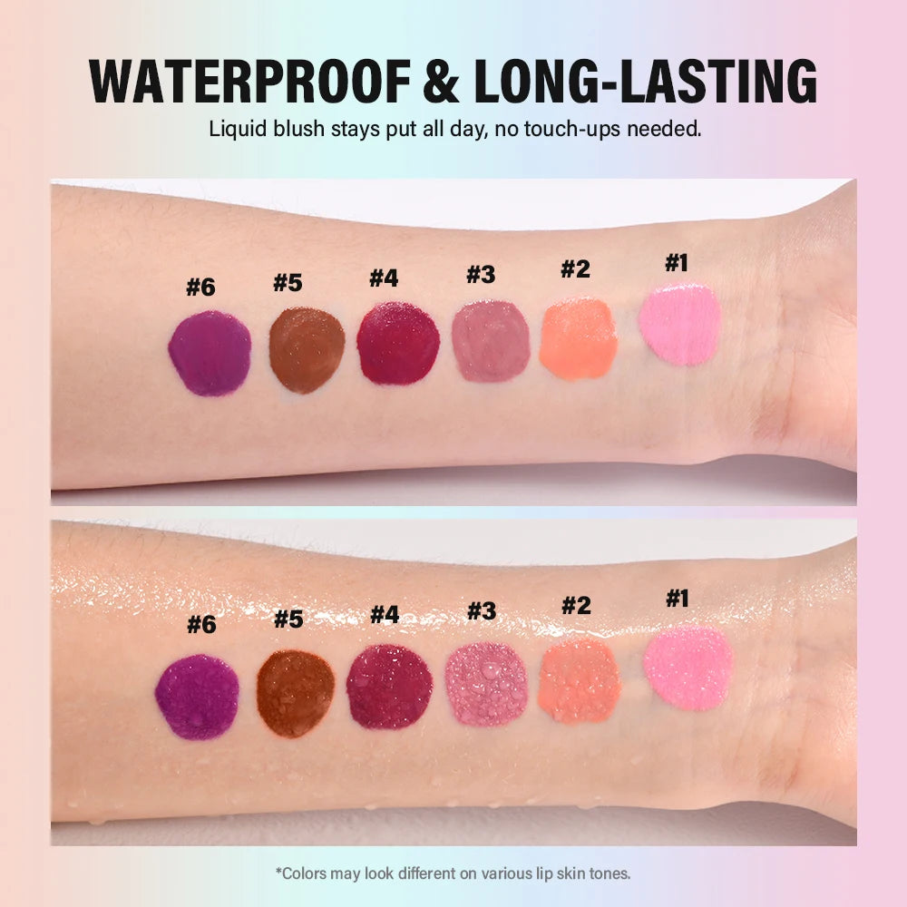 Liquid Blush Stick with Sponge Tip for Natural Cheeks