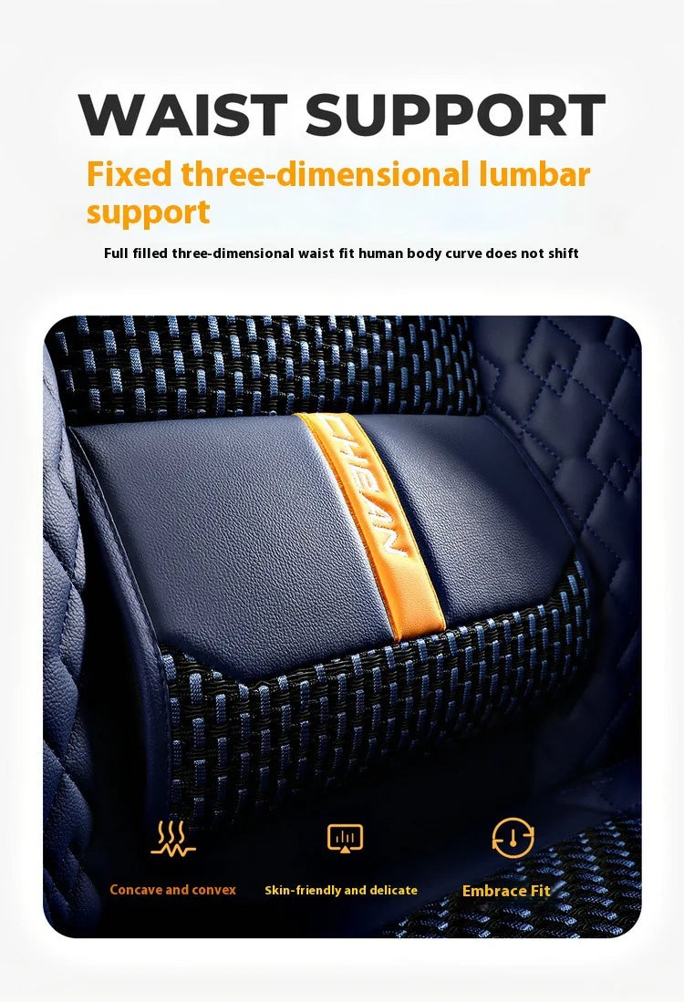 Universal Breathable Flax Car Seat Cover for All Seasons - 17