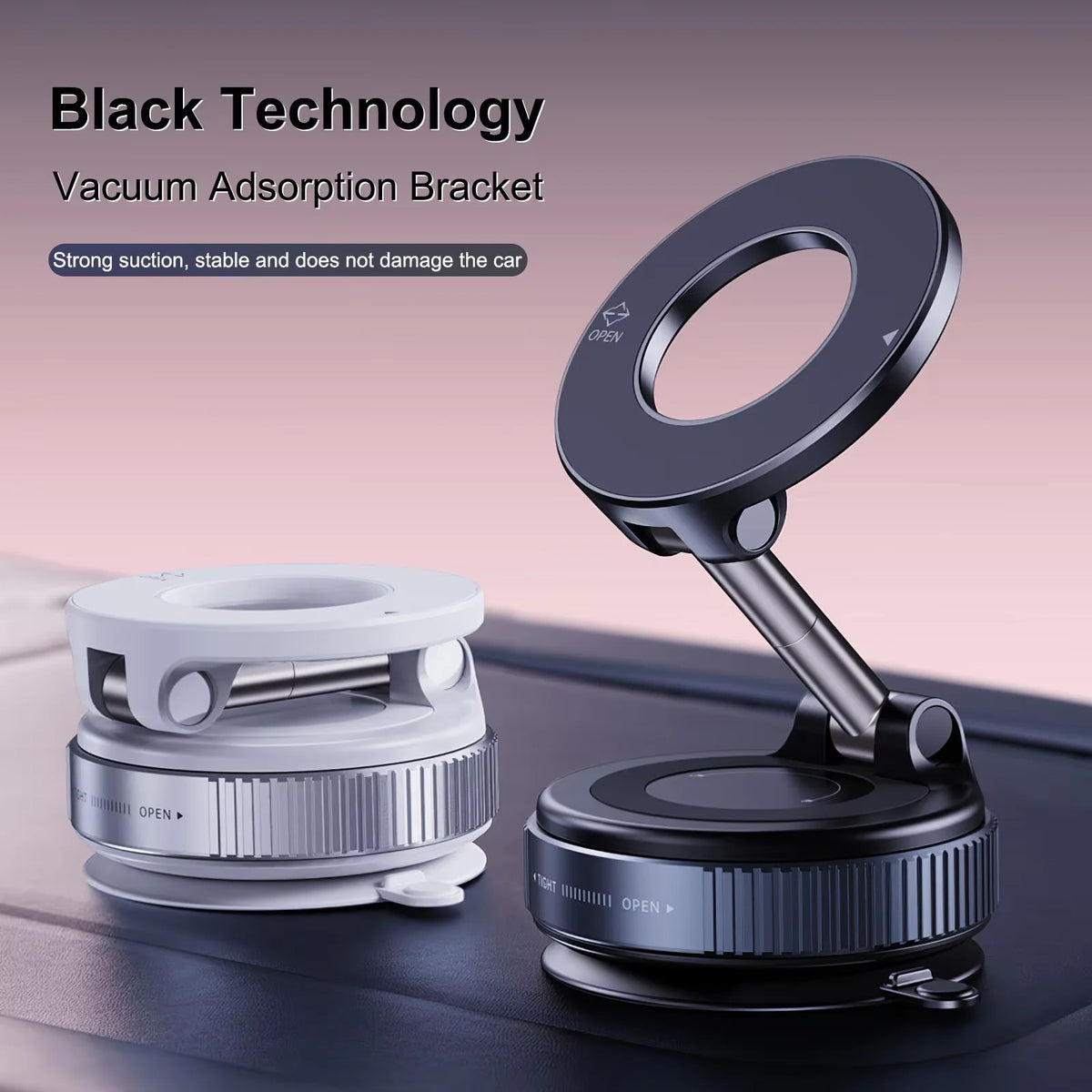 Stable Suction Cup Car Phone Holder for Secure Navigation