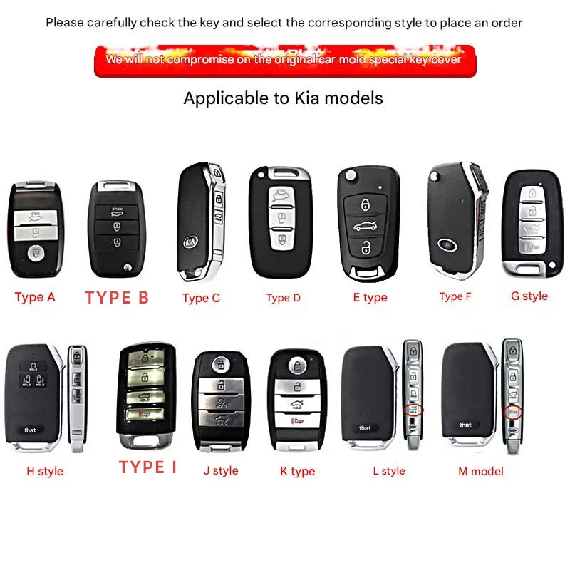 Protective Zinc Alloy Car Remote Key Fob Cover Case - 2