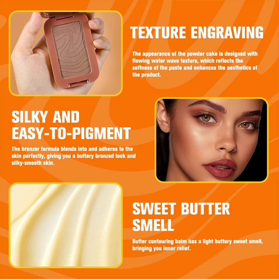 Waterproof Butter Bronzer for Face Contouring