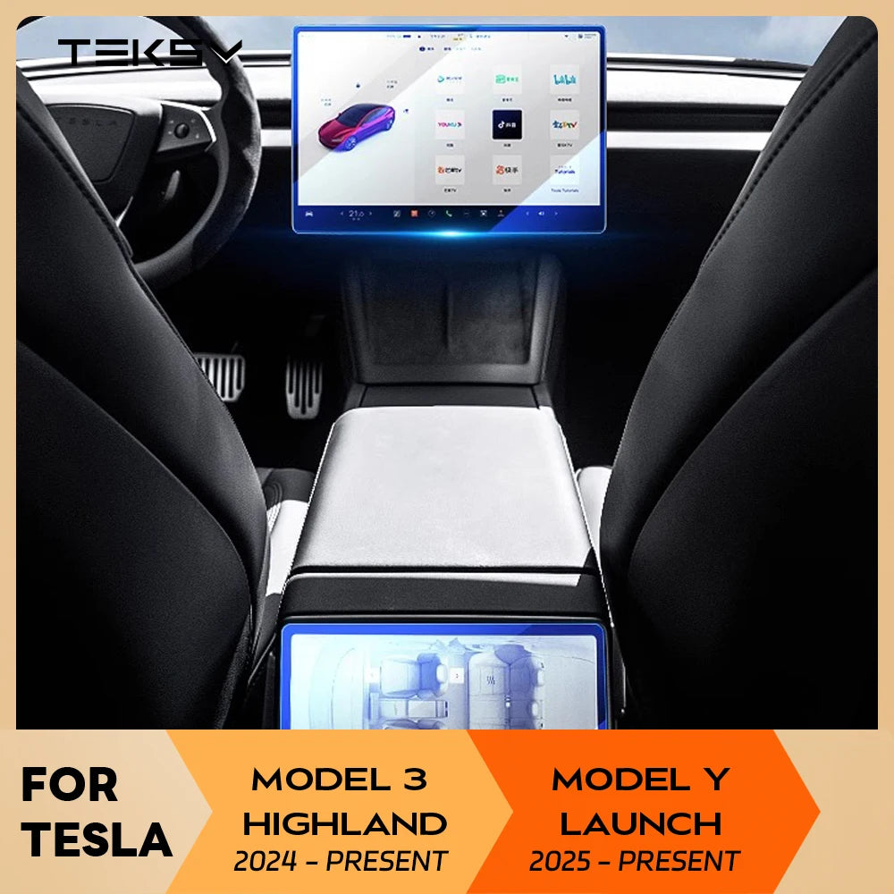 Tempered Glass Touch Screen Protector for Tesla Model 3 and Model Y