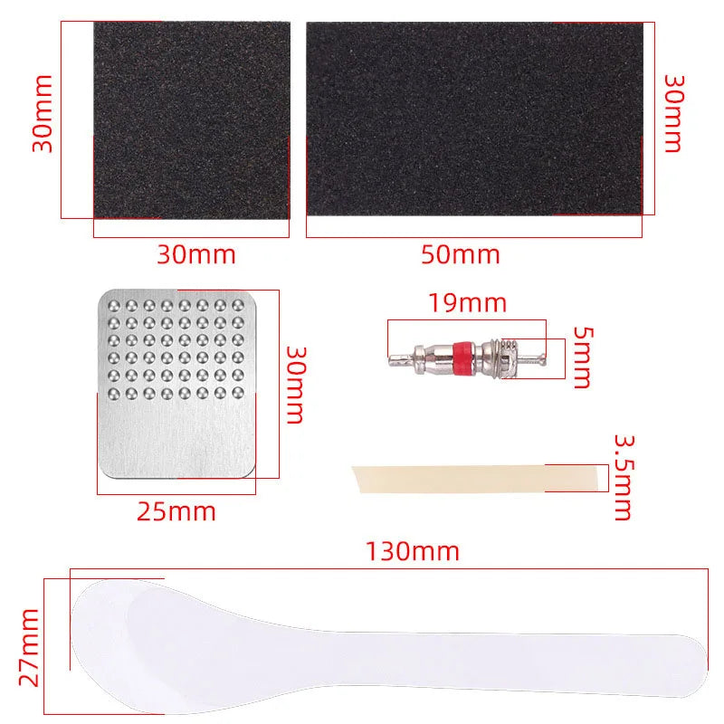 Portable Bike Tire Repair Kit for Road and Mountain Bikes