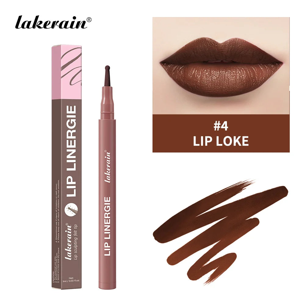 Waterproof Long-Lasting Felt-Tip Lip Liner Stain - 39