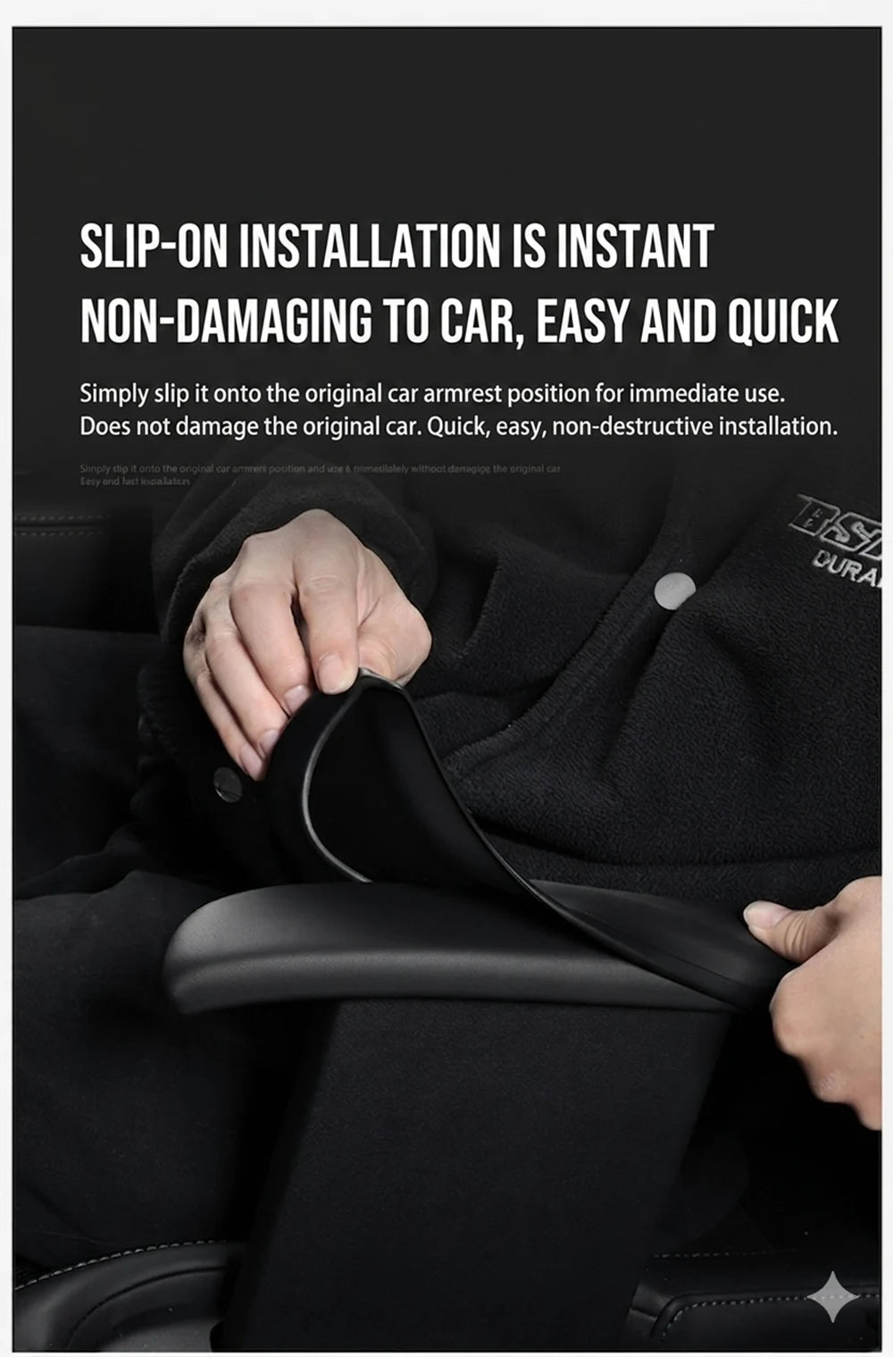 Silicone Armrest Covers for Second Row Seats