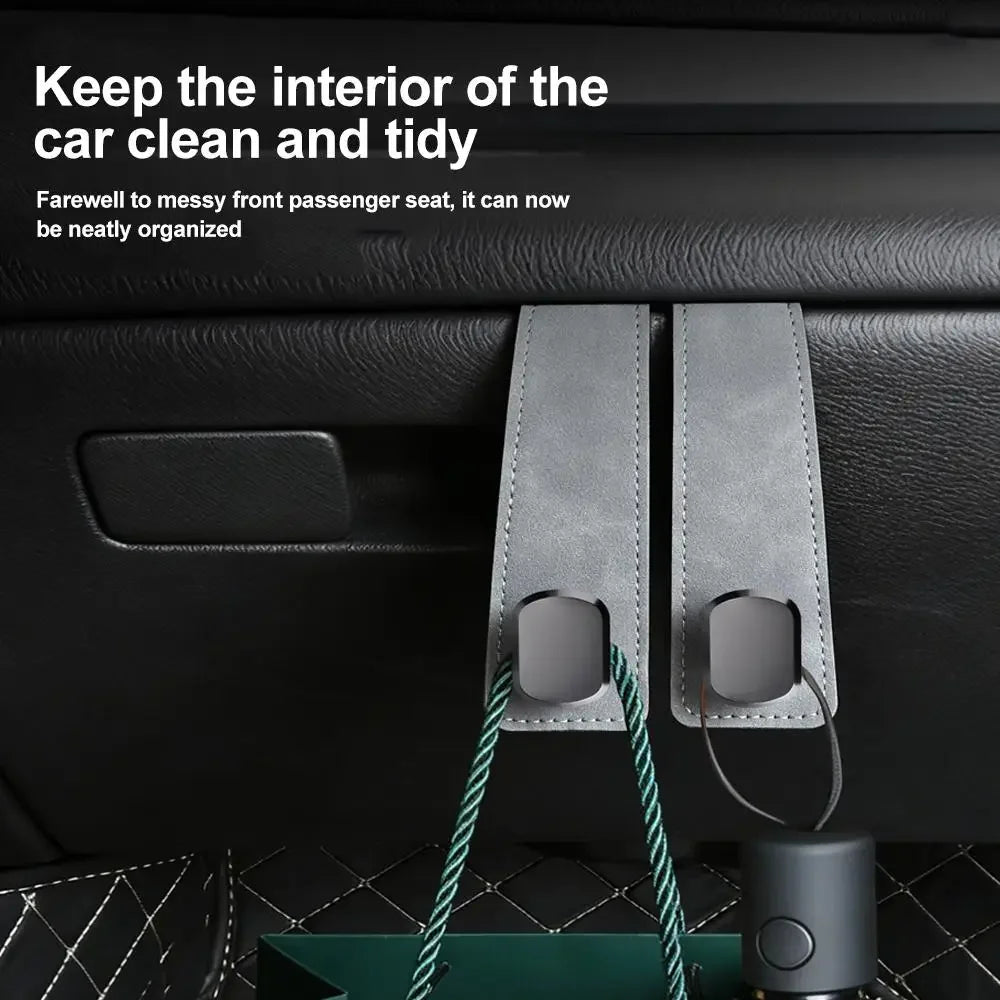 Universal 2-in-1 Car Headrest Hook and Storage Hanger