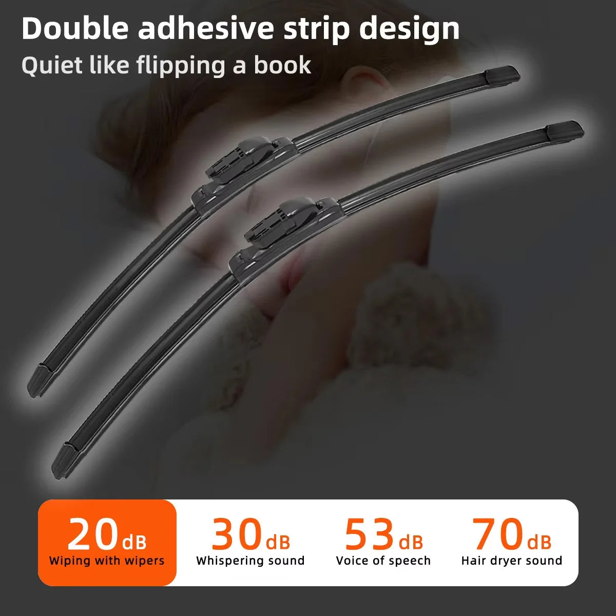 Universal J-Hook Car Windshield Wiper Blade