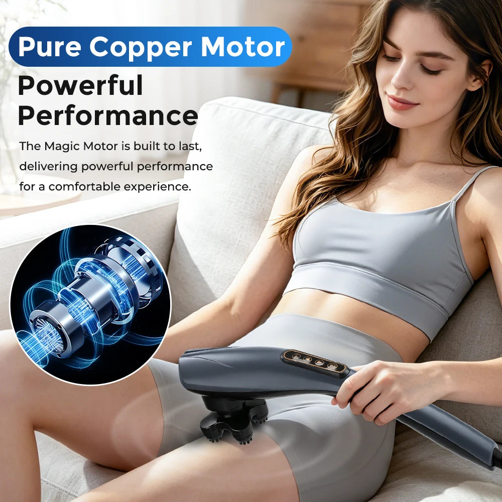 Electric Handheld Percussion Massager for Full Body Muscle Relief