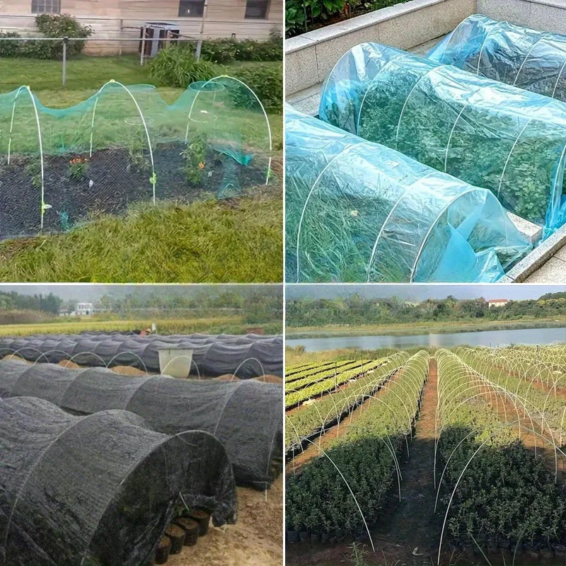 DIY Greenhouse Support Hoops Garden Plant Cover Frame Kit