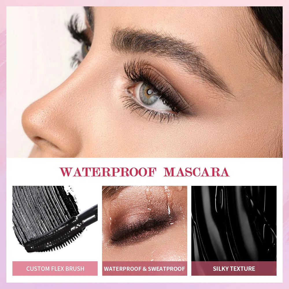 Waterproof Lengthening and Volumizing Mascara - 4