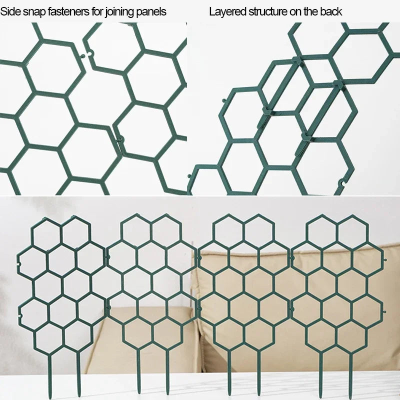 Honeycomb Trellis for Climbing Plants and Flowers - 10