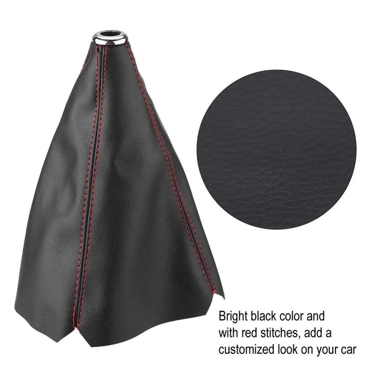 Universal Suede Leather Car Gear Shift Lever Boot Cover