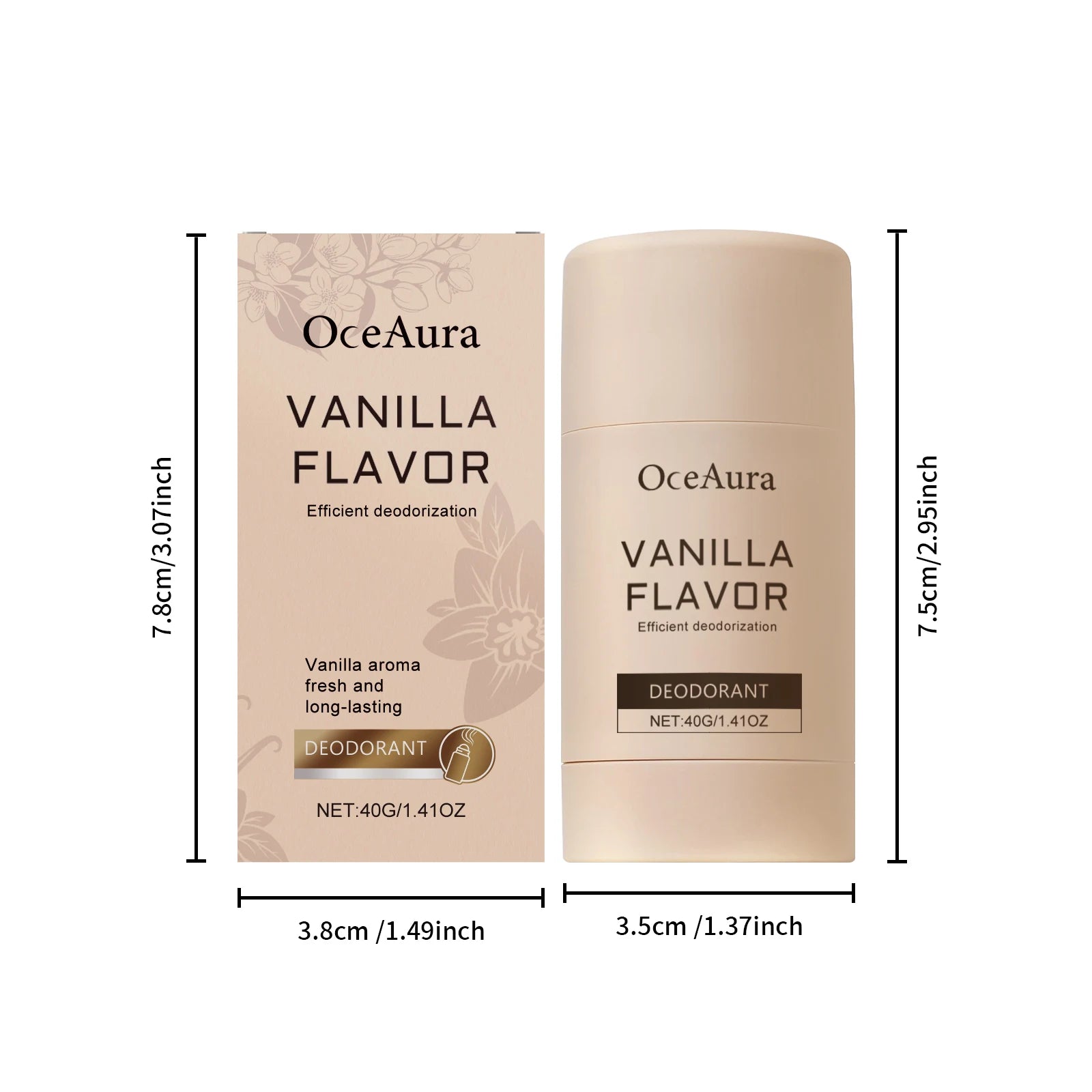 Long-Lasting Vanilla Deodorant Stick for Odor Control - 6