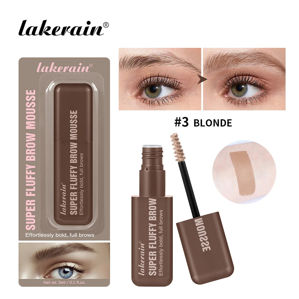 Volumizing Tinted Eyebrow Mousse for Fluffy Brows