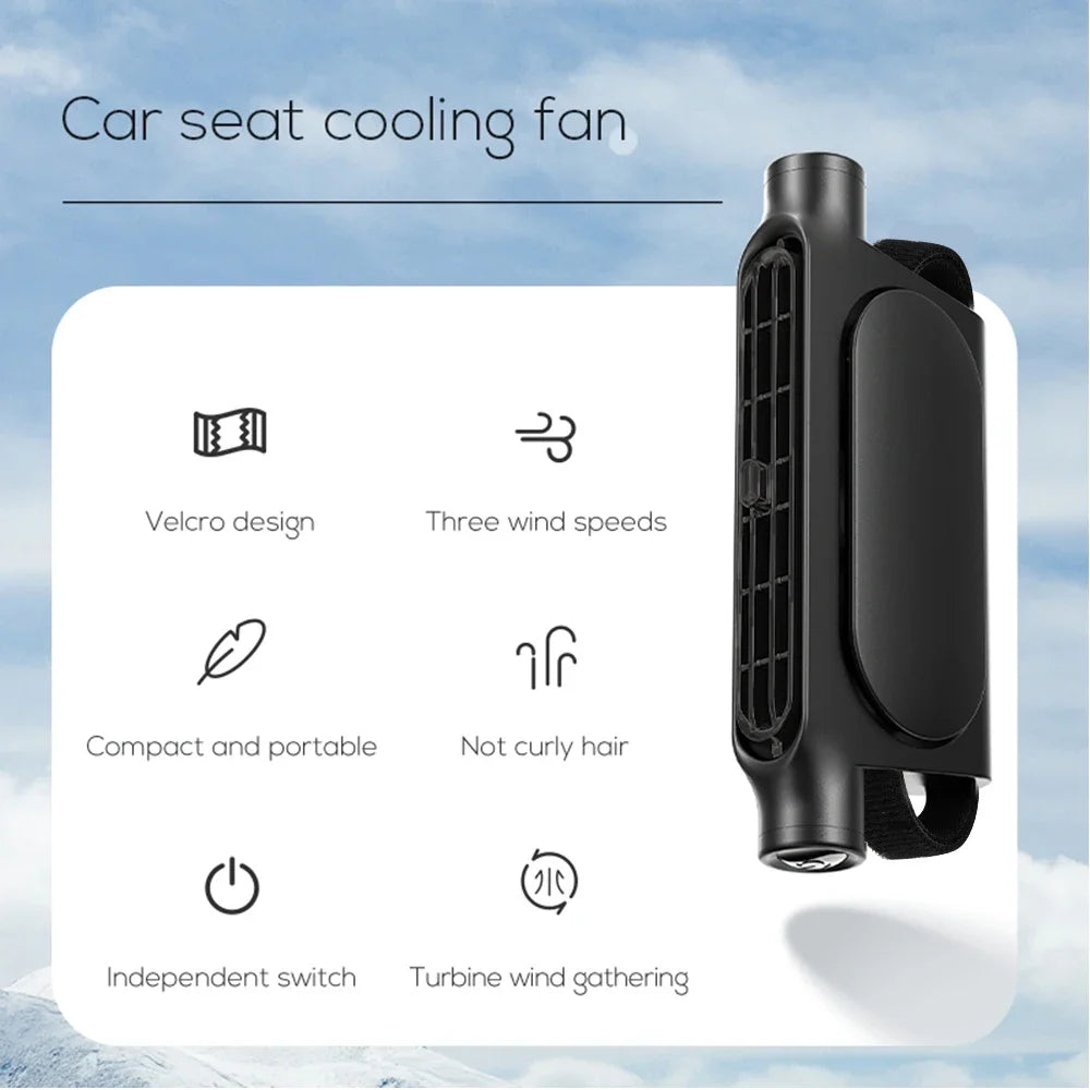Portable Car Headrest Cooling Fan - 6