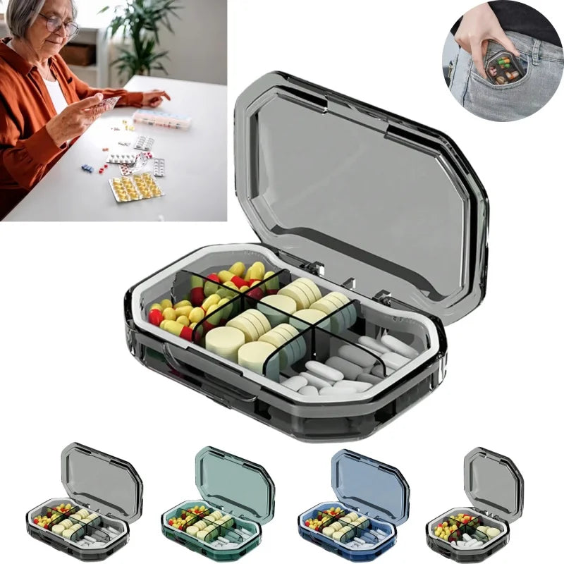 Portable Moisture-Proof Daily Pill Storage Organizer