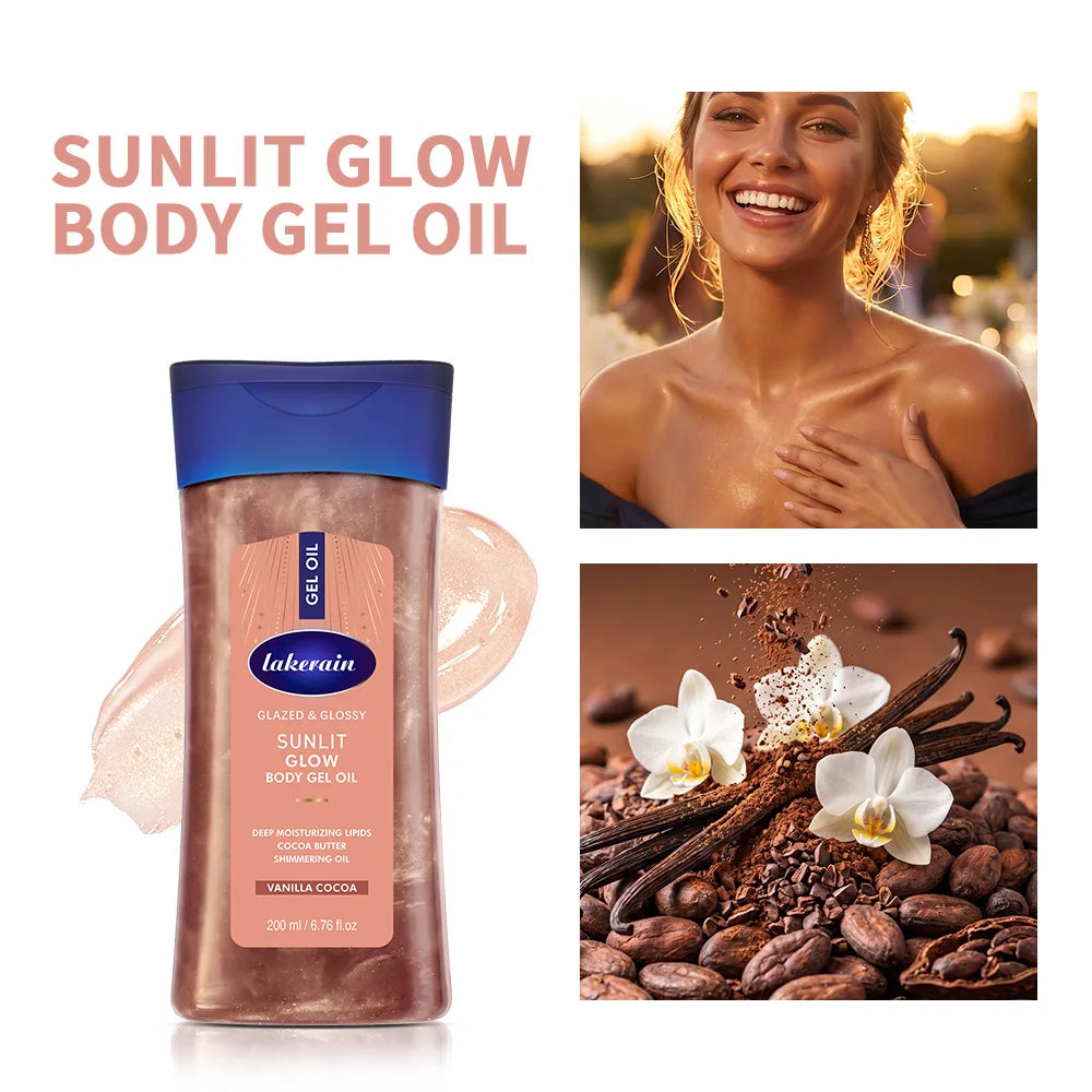 Radiant Hydrating Body Gel Oil for Glowing Skin