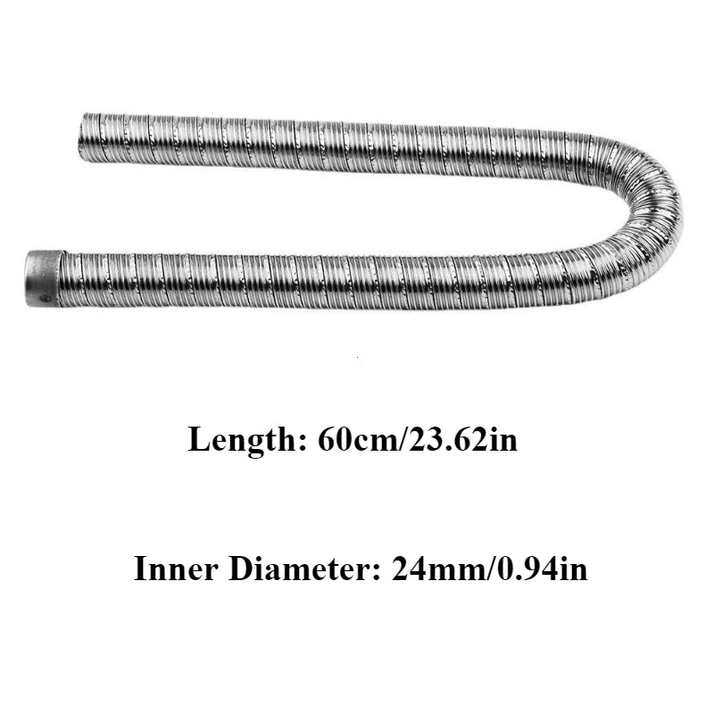 24mm Dual-Layer Stainless Steel Exhaust Pipe for Parking Heaters - 8