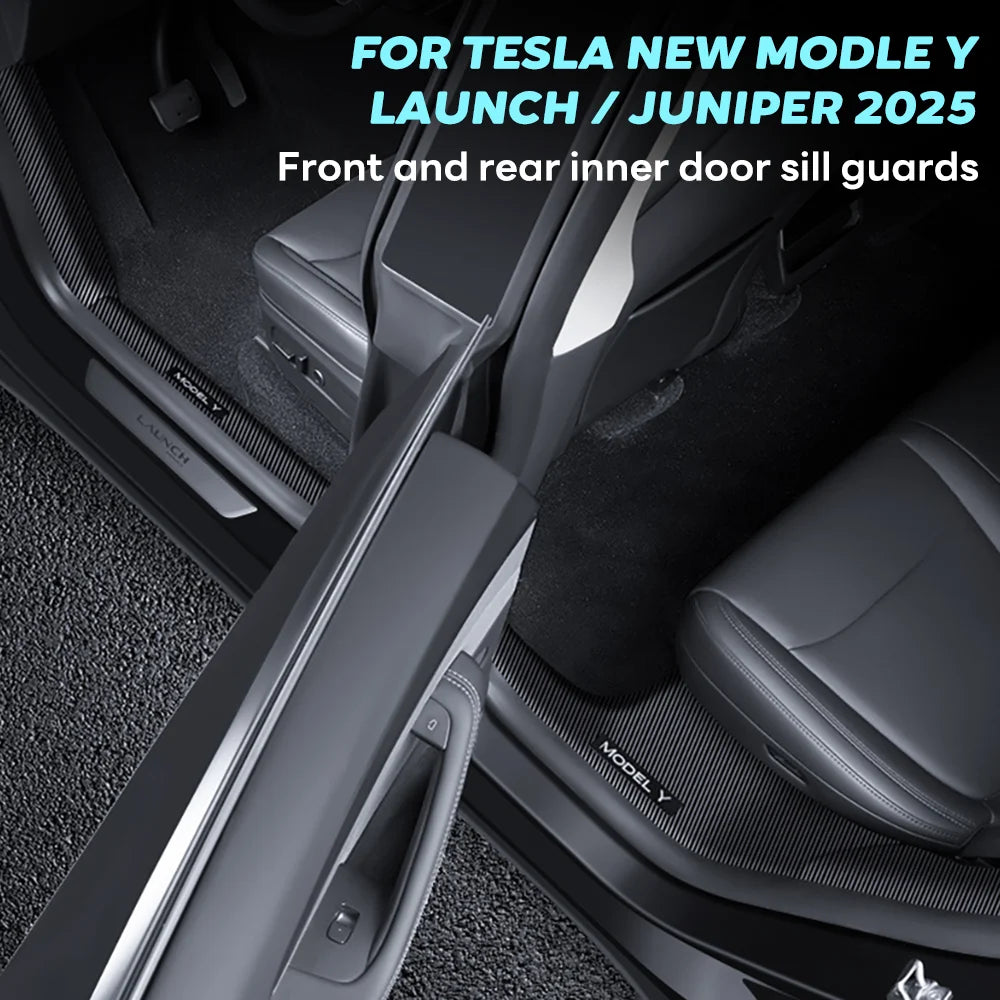Door Sill Protector Guards for 2025 Model Y Juniper