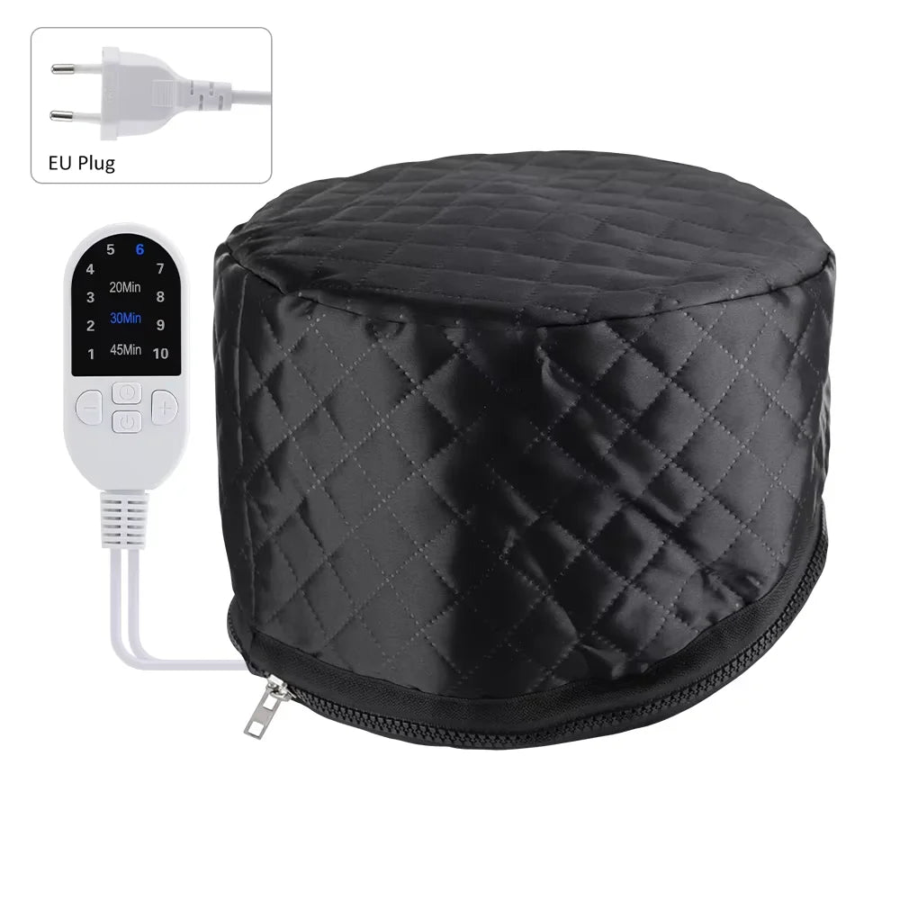 Electric Thermal Hair Steamer Cap for Deep Conditioning - 12