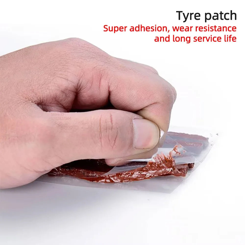 Emergency Universal Tire Repair Kit with Puncture Plug Tools - 4