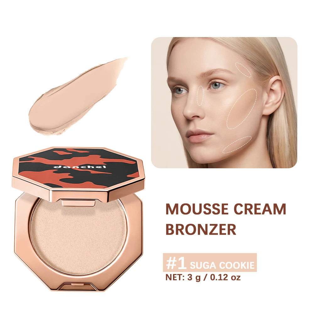 Cream Mousse Bronzer for Sculpting and Face Contouring - 22