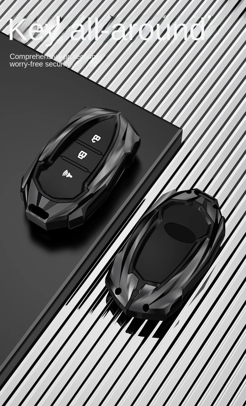 Protective Galvanized Alloy Car Key Case Shell - 6