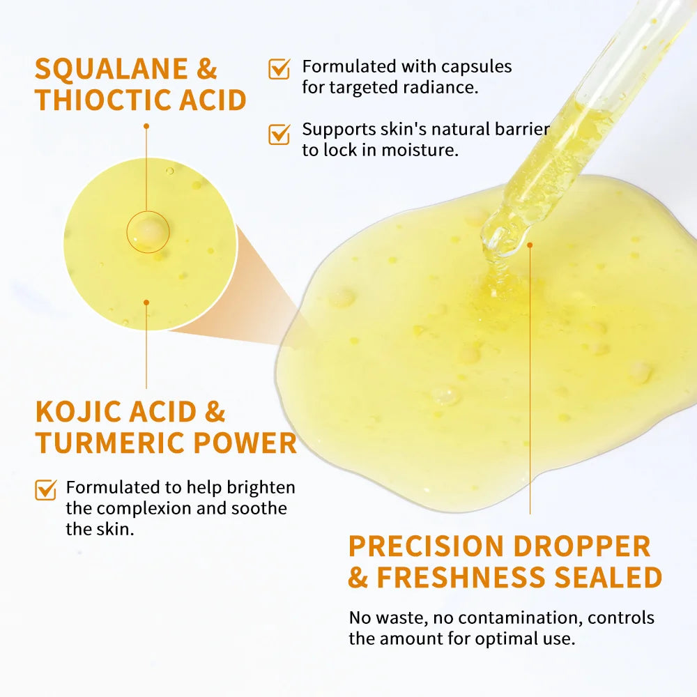 Brightening Kojic Acid and Turmeric Face Serum - 6
