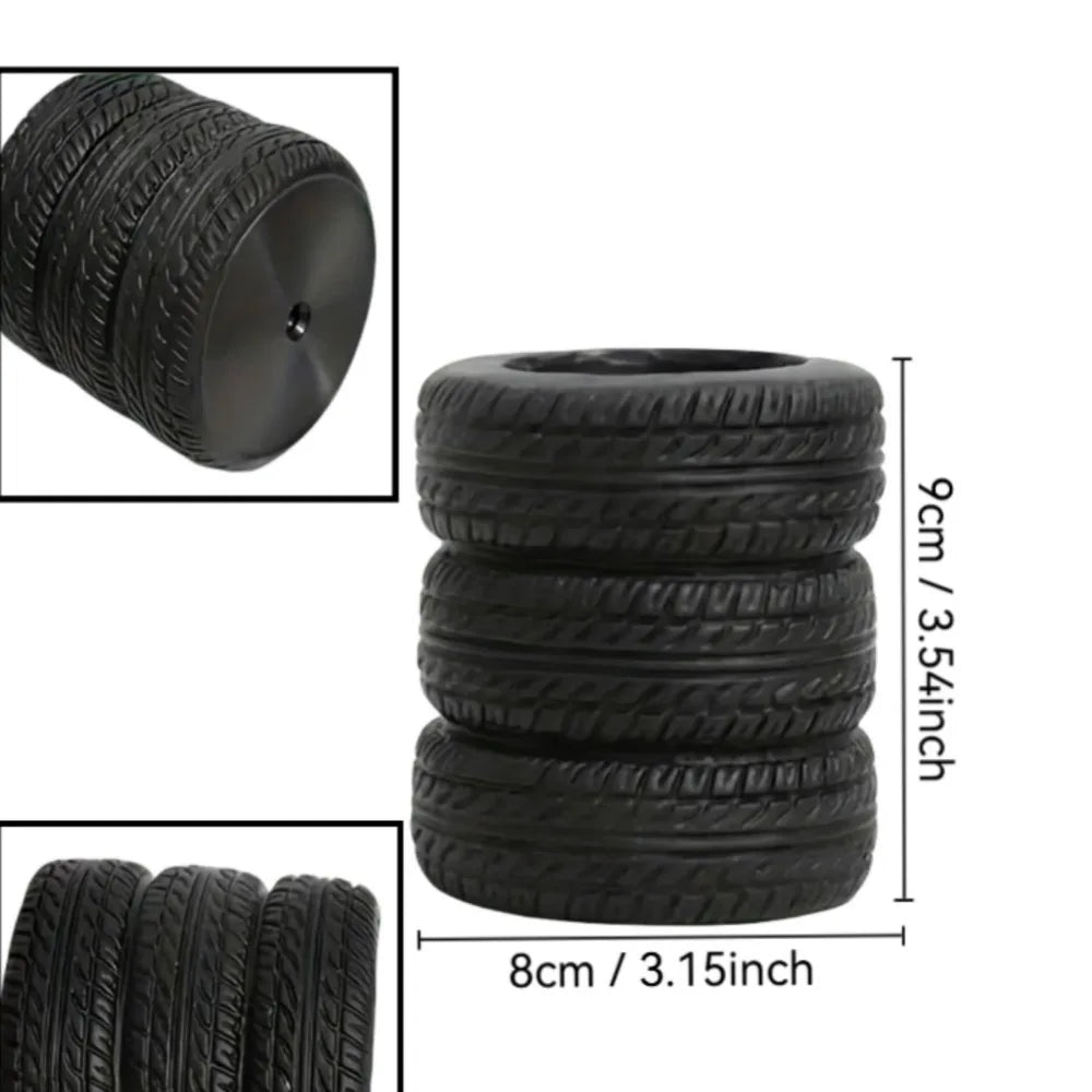 Creative Tyre Shape Desktop Pen Holder and Stationery Organizer