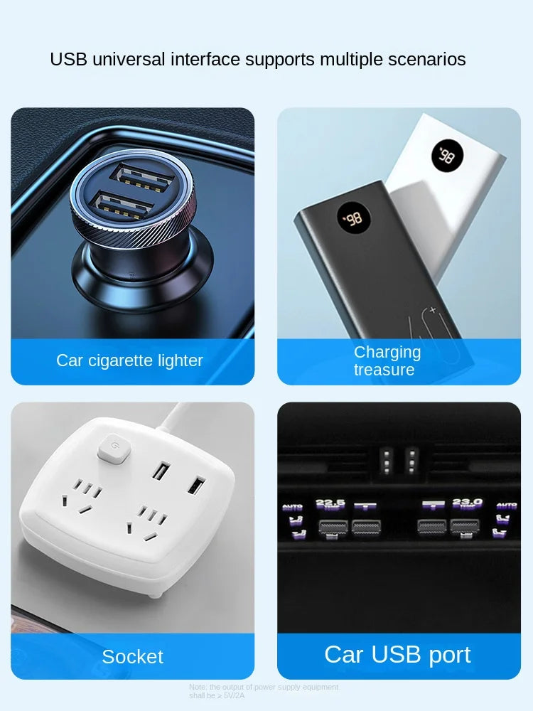 Adjustable USB Powered Car Backseat Cooling Fan - 19