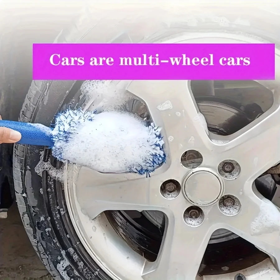 Microfiber Car Wheel and Rim Cleaning Brush