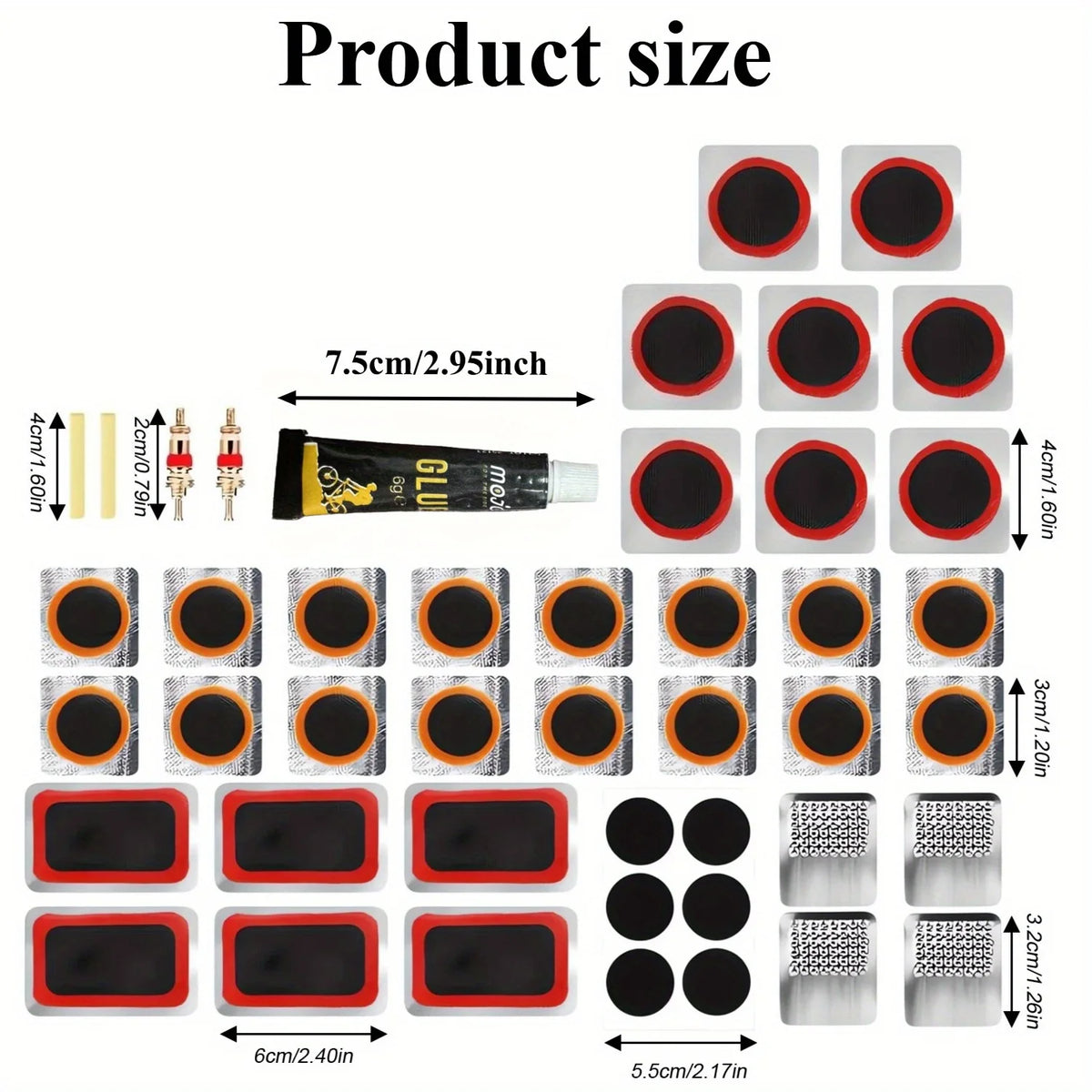Emergency Bike Tire Repair Kit for Road and Mountain Bikes