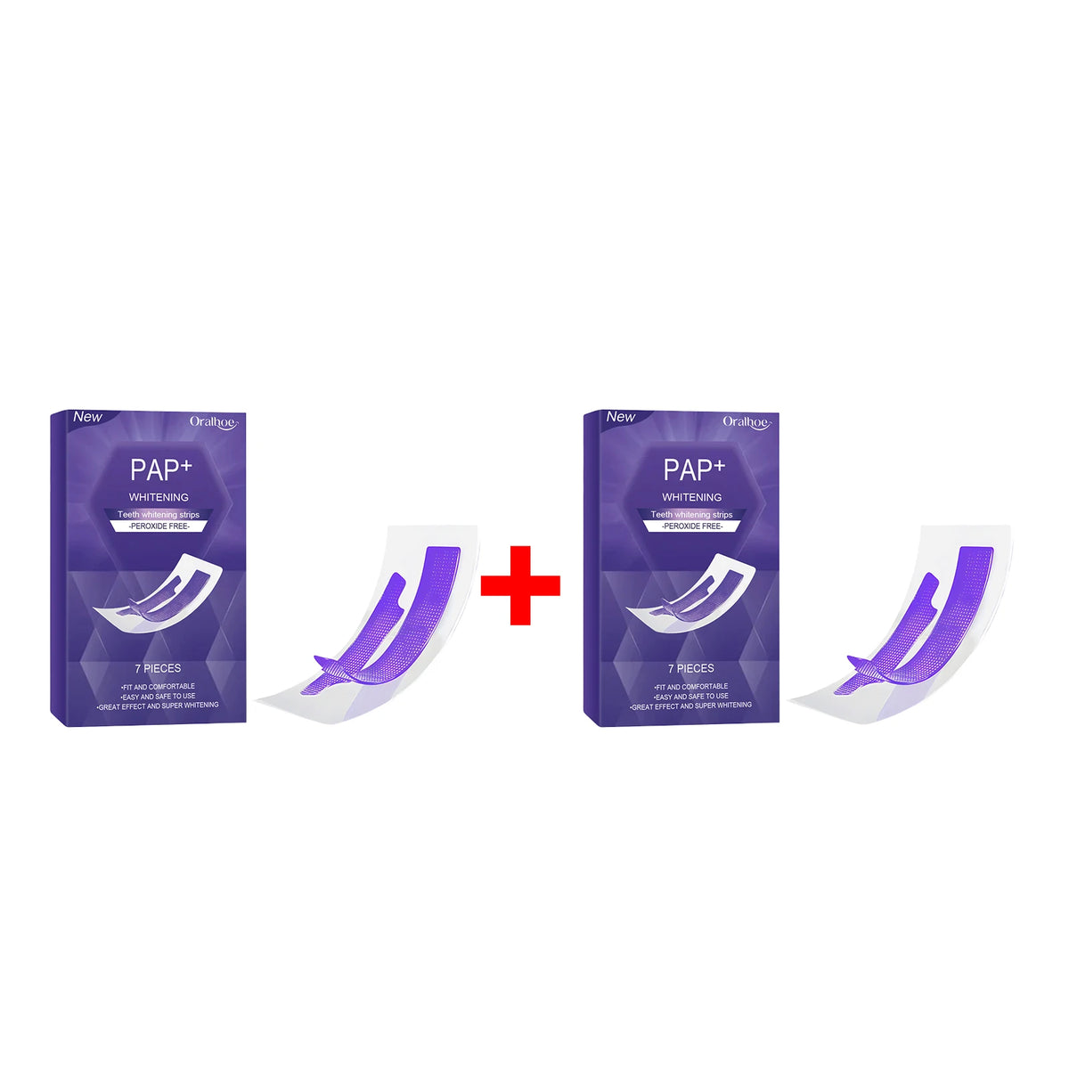 Gentle Peroxide-Free Teeth Whitening Strips