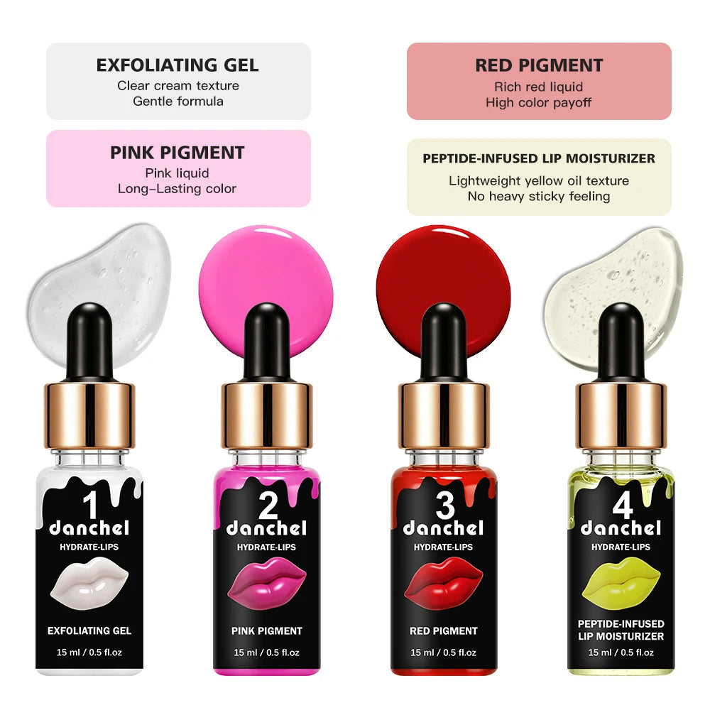 4-Step Complete Lip Care and Hydration Treatment Set - 5