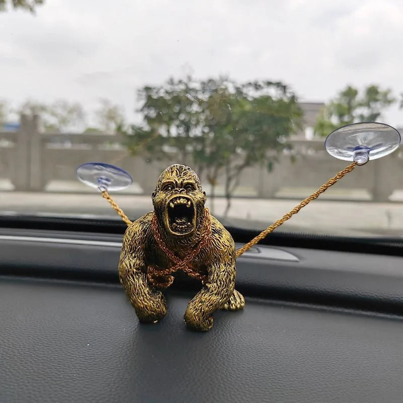 Roaring Gorilla Car Dashboard Ornament and Interior Decor - 8